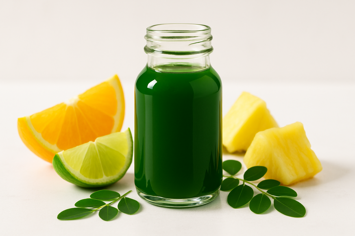 juice colour should be completely green