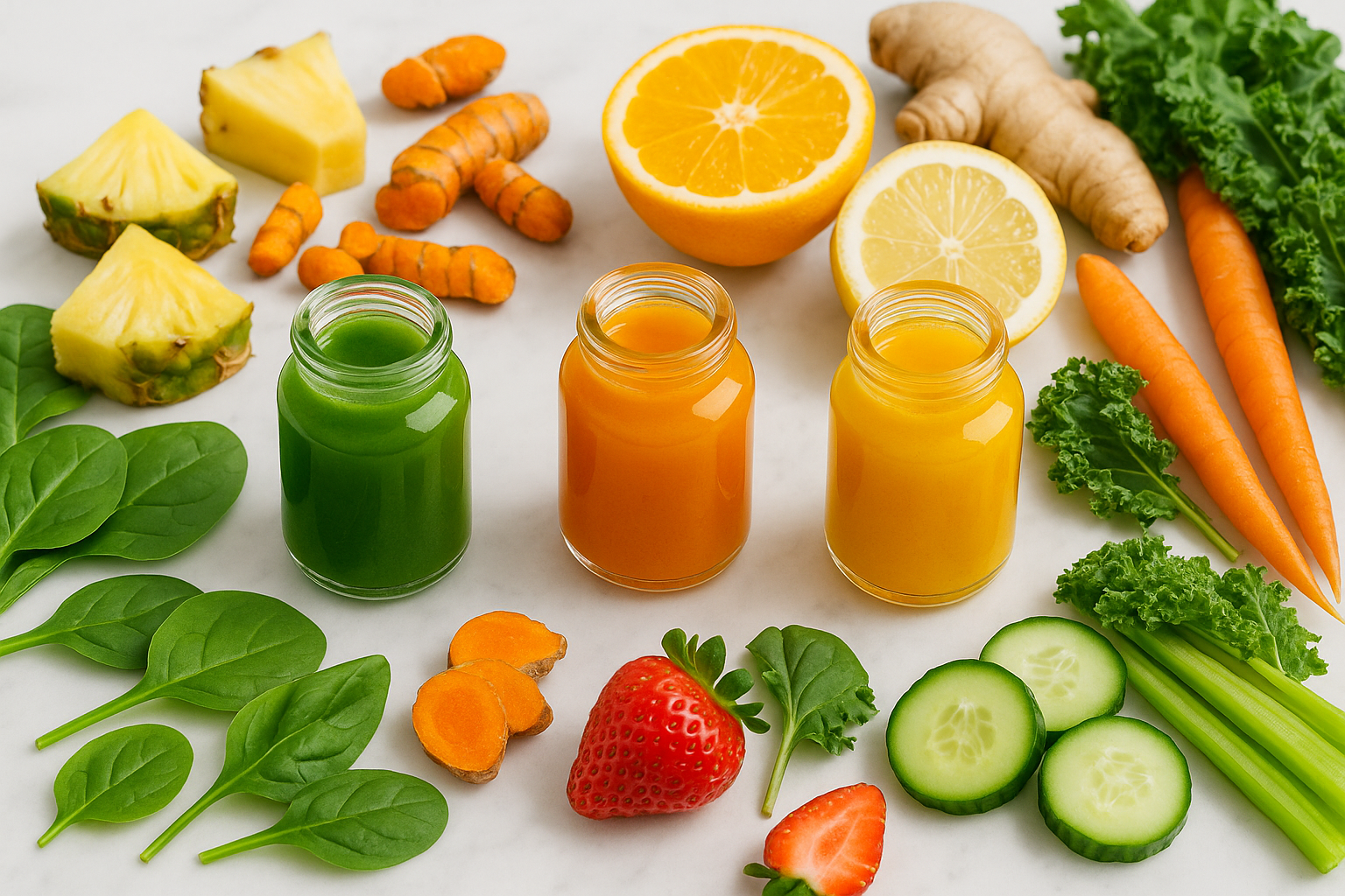 no blueberries use turmeric and pineapple instead